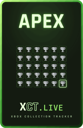 XCT Apex card — awarded for completing every game