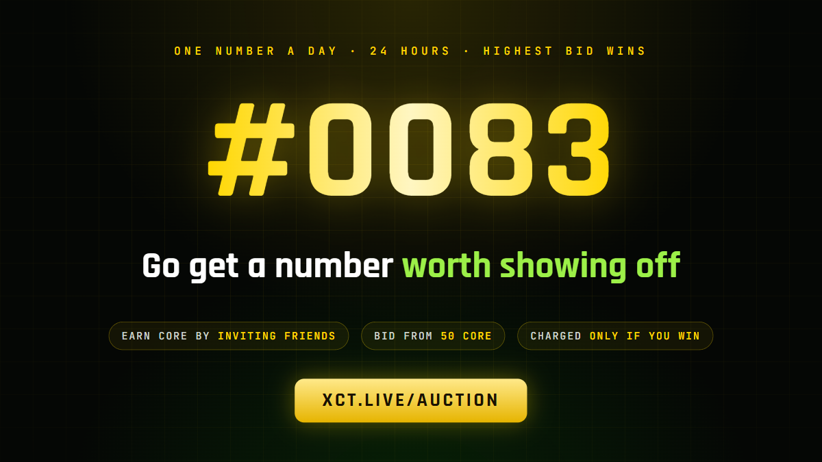 Badge Number Auction